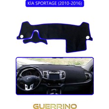 Kia Sportage 2010-2016TORPİDO Koruma Halısı Mavi Kenar