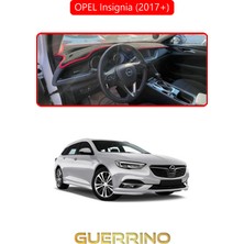 Opel Insignia (2017 + )Torpido Koruma Halısı Kırmızı Kenar