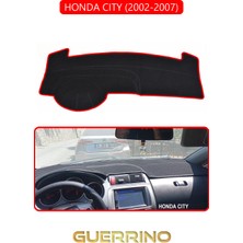Honda Cıty 2002-2007TORPİDO Koruma Halısı Kırmızı Kenar