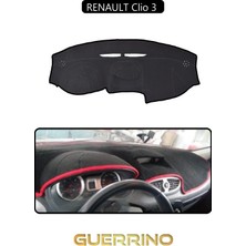 Renault Clio 3 Torpido Koruma Halısı Siyah Kenar