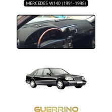 Mercedes W140 1991-1998TORPİDO Koruma Halısı Siyah Kenar