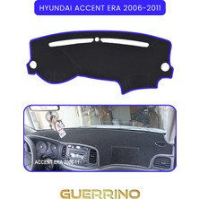 Hyundai Accent Era 2006-2011TORPİDO Koruma Halısı Mavi Kenar