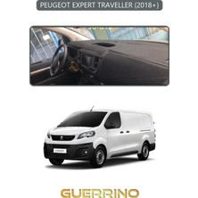 Peugeot Expert Traveller 2018+TORPİDO Koruma Halısı Gri Kenar