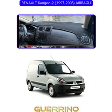 Renault Kangoo-2 (1997-2008) Aırbaglıtorpido Koruma Halısı Mavi Kenar