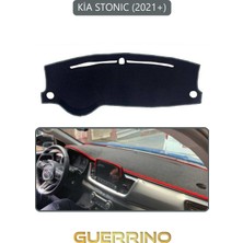 Kia Stonıc 2021+TORPİDO Koruma Halısı Gri Kenar