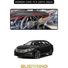 Honda Cıvıc Fc5 2015-2022TORPİDO Koruma Halısı Siyah Kenar