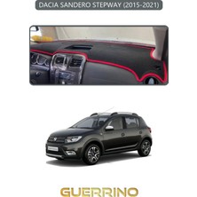 Dacıa Sandero Stepway 2015-2021TORPİDO Koruma Halısı Gri Kenar