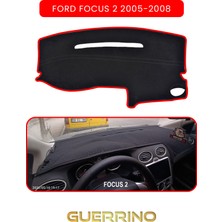 Ford Focus 2 (2005-2008)TORPİDO Koruma Halısı Kırmızı Kenar