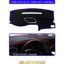Ford Focus 2,5 (2008-2011) Kapaklıtorpido Koruma Halısı Mavi Kenar