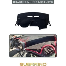 Renault Captur 1 (2013-2019)TORPİDO Koruma Halısı Gri Kenar