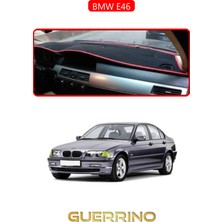 Bmw E46TORPİDO Koruma Halısı Kırmızı Kenar