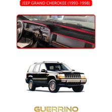 Jeep Grand Cherokee 1993-1998TORPİDO Koruma Halısı Kırmızı Kenar