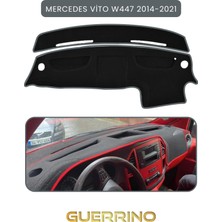 Mercedes Vito W447 2014-2021TORPİDO Koruma Halısı Gri Kenar