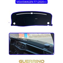 Volkswagen T7 (2020+)TORPİDO Koruma Halısı Mavi Kenar