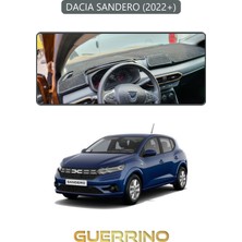 Dacıa Sandero 2022+ Torpido Koruma Halısı Gri Kenar