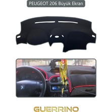 Ett Peugeot 206 Büyük Ekrantorpido Koruma Halısı Gri Kenar