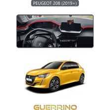 Peugeot 208 (2019+)TORPİDO Koruma Halısı Gri Kenar