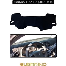 Hyundai Elantra 2017-2020TORPİDO Koruma Halısı Siyah Kenar