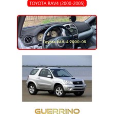 Toyota Rav4 (2000-2005)TORPİDO Koruma Halısı Kırmızı Kenar