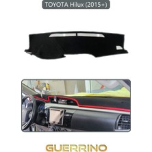 Toyota Hilux (2015+)TORPİDO Koruma Halısı Gri Kenar