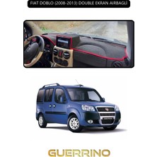 Fıat Doblo 2008-2013 Double Ekrantorpido Koruma Halısı Siyah Kenar