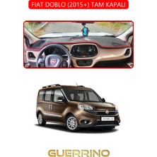 Fıat Doblo 2015+ Tam Kapalıtorpido Koruma Halısı Kırmızı Kenar