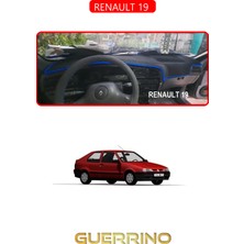 Renault 19 Torpido Koruma Halısı Kırmızı Kenar