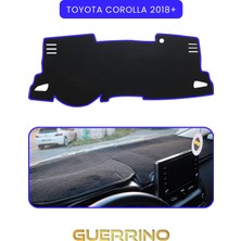Toyota Corolla  (2018+)TORPİDO Koruma Halısı Mavi Kenar