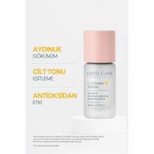 C Vitamini Serum Canlandırıcı ve Parlaklık Veren Cilt Serumu Antioksidan Etki Cilt Tonu Dengeleme