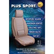 Castor Oto  Kia Sorento Yeni Uyumlu Lüx Deri Oto Koltuk Kılıfı Ön Arka Takım Sports Model Bej