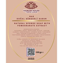 Hamam House Doğal Süngerli Sabun Nar