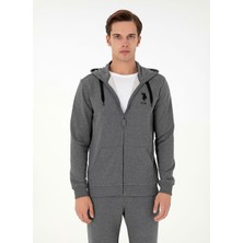 U.s. Polo Assn. Antrasit Melanj Erkek Klasik Regular Fit Sweatshirt G081SZ082.000.1926835