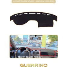Hyundai Accent Admire/milenium 2000-2006TORPİDO Koruma Halısı Bej Kenar