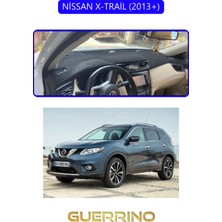 Nissan X-Trail 2013+TORPİDO Koruma Halısı Mavi Kenar