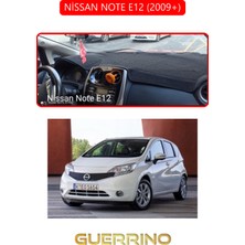 Nissan Note E12 2009+TORPİDO Koruma Halısı Kırmızı Kenar