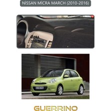 Nissan Micra March 2010-2016TORPİDO Koruma Halısı Gri Kenar