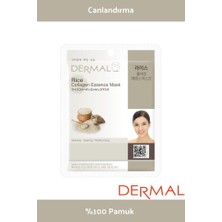 DERMAL Arındırıcı, Nemlendirici ve Ton Eşitleyici Pirinç Özlü Kollajen Maske 23 Gr