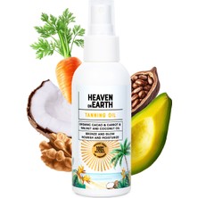 Heaven On Earth %100 Doğal ve Organik Içerikli Vegan Tanning Oil Bronzlaştırıcı YAĞ-100ML