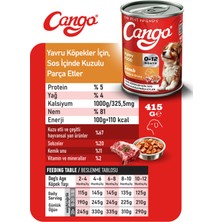 Cango Yavru Yaş Köpek Maması Kuzu Etli 415GR 12LI