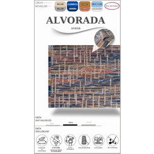 Saray Halı Alvorada AV05B Renkli Desenli Salon Halısı