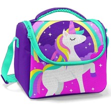 Coral High Kız Çocuk Mor Pegasus Yalıtımlı Ilkokul Beslenme Çantası
