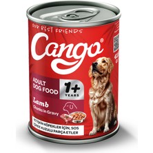 Cango Yetişkin Yaş Köpek Maması Kuzu Etli 415GR 12LI