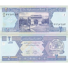 Afganistan 2 Afgani 1381 (2002). Çil.