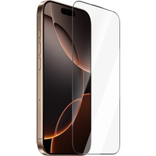 Case World iPhone 16 Pro Uyumlu Armor Serisi 0.15MM 3D Cam Ekran Koruyucu Uygulama Aparatlı Şeffaf