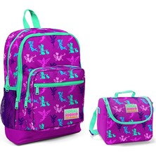 Coral High Mor Peri Kız Çocuk Ilkokul Çantası ve Beslenme Seti