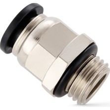 PCMG10-22X1.5 Metrik Pnömatik Düz Rakor M22X1,5 - 10 mm (5'li Paket)