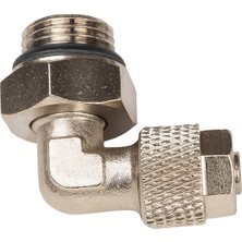 IBLG04-01 Pnömatik Somunlu Döner Dirsek 1/8 - 4/2.5 (5'li Paket)