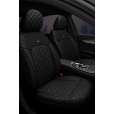 Tofaş Fiat Tempra Station Wagon 1990–1995 Monaco Serisi Eviza Siyah Koltuk Kılıfı