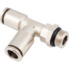 IPDTG04-02 Metal Pnömatik Yan Bacak Te 1/4 - 4 (5'li Paket)