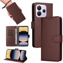 Manyi Mall Xiaomi Redmi Note 14 4g Kablosuz Şarj Cüzdan Crad Yuvası Için Flip Case (Yurt Dışından)